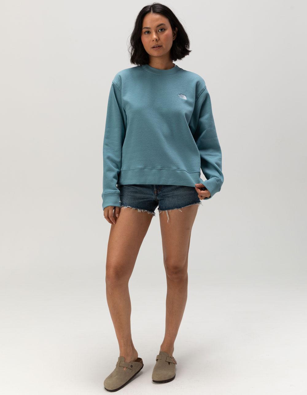 THE NORTH FACE Evolution Womens Crewneck Sweatshirt - BLUE Product Image