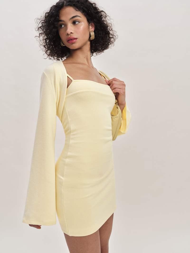 Chloe Knit Shrug Dress Set Product Image