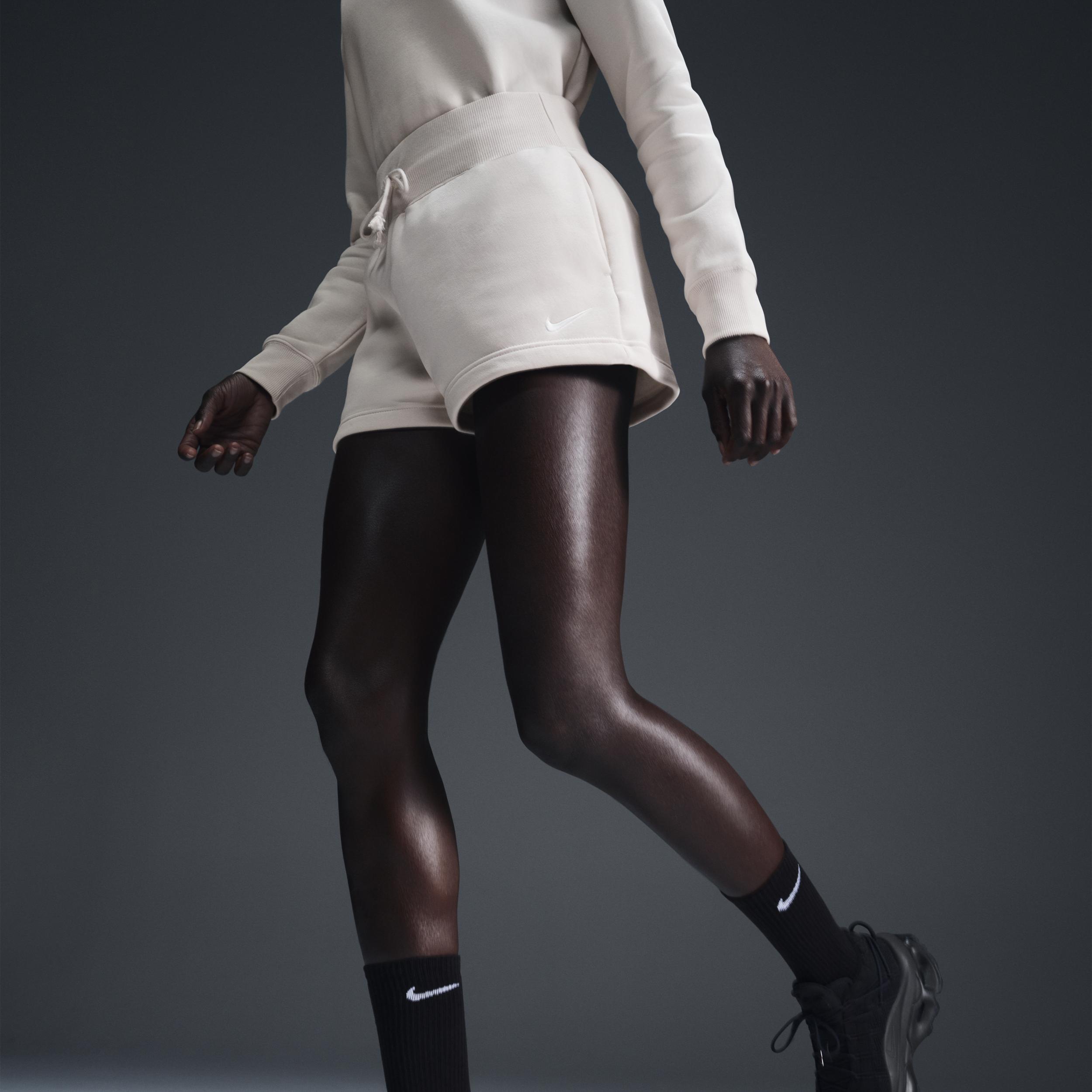 Nike Womens Sportswear Phoenix Fleece High-Waisted Loose Shorts Product Image
