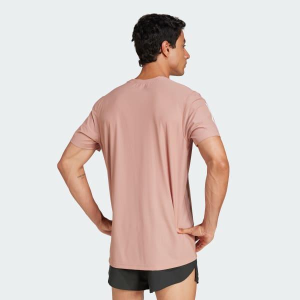 Mens adidas Own The Run Short Sleeve Tee Product Image