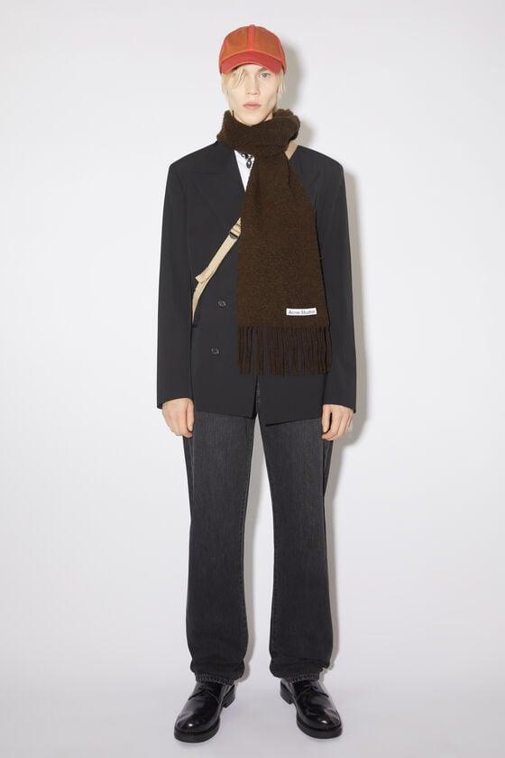 Wool fringe scarf Product Image