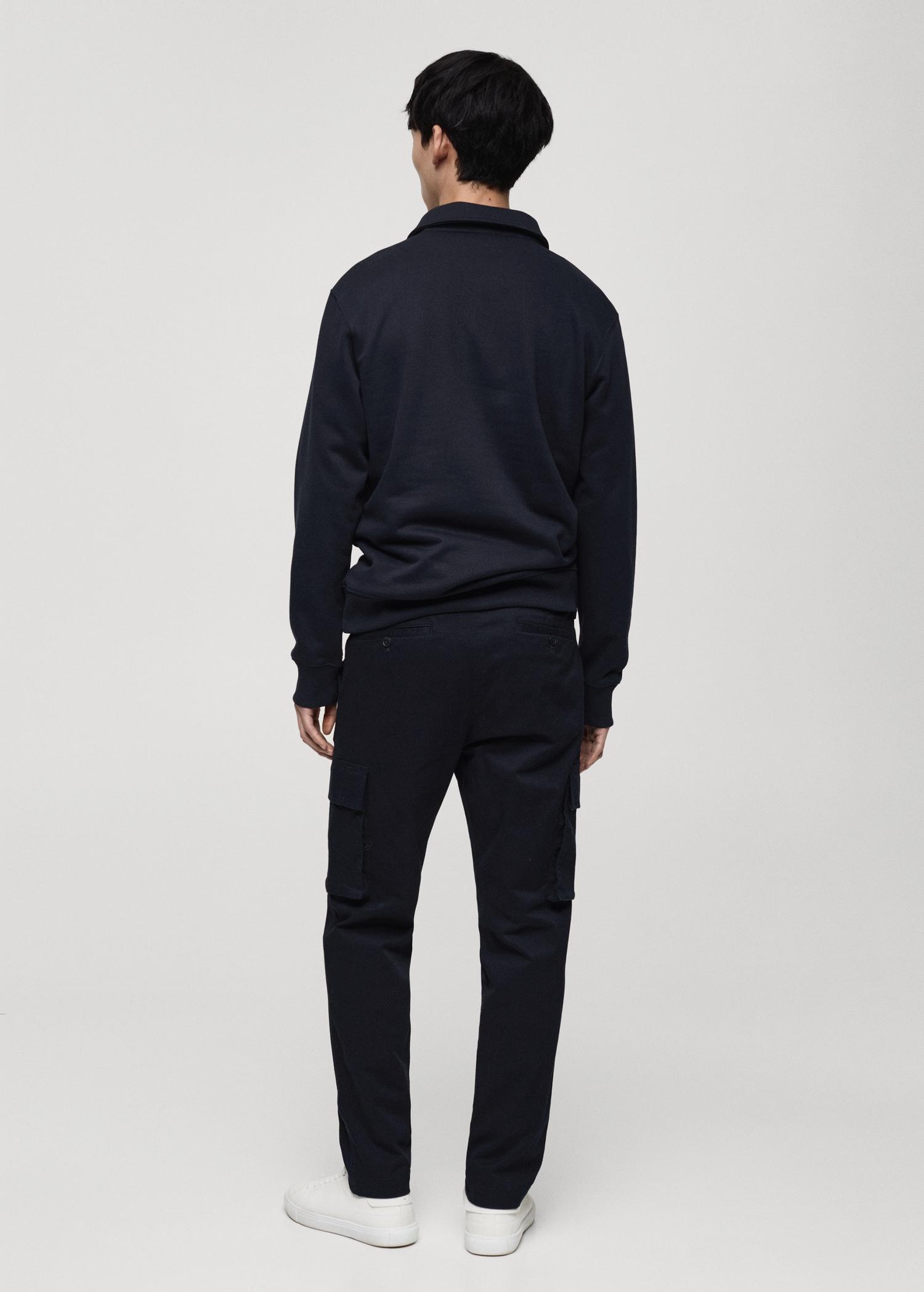 Regular-fit cotton cargo pants - Men | MANGO USA Product Image