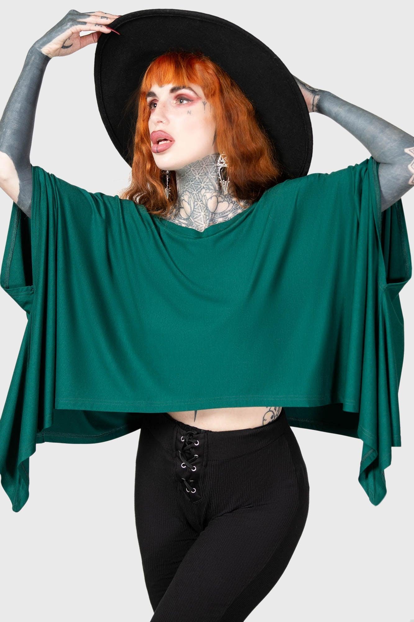 Celestial Bodies Top [TEAL] Female Product Image