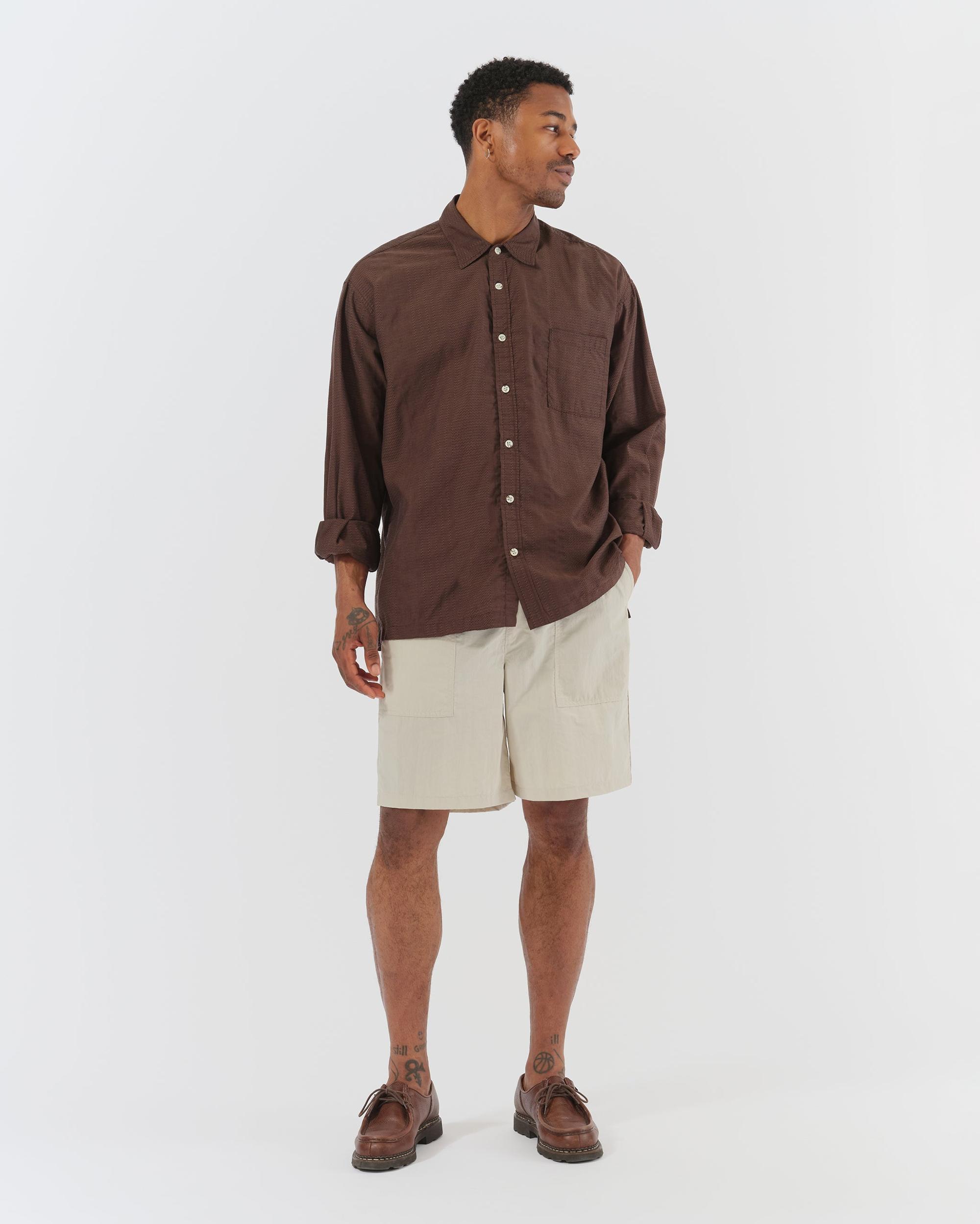 Bark Geo Dobby Leisure Shirt Product Image