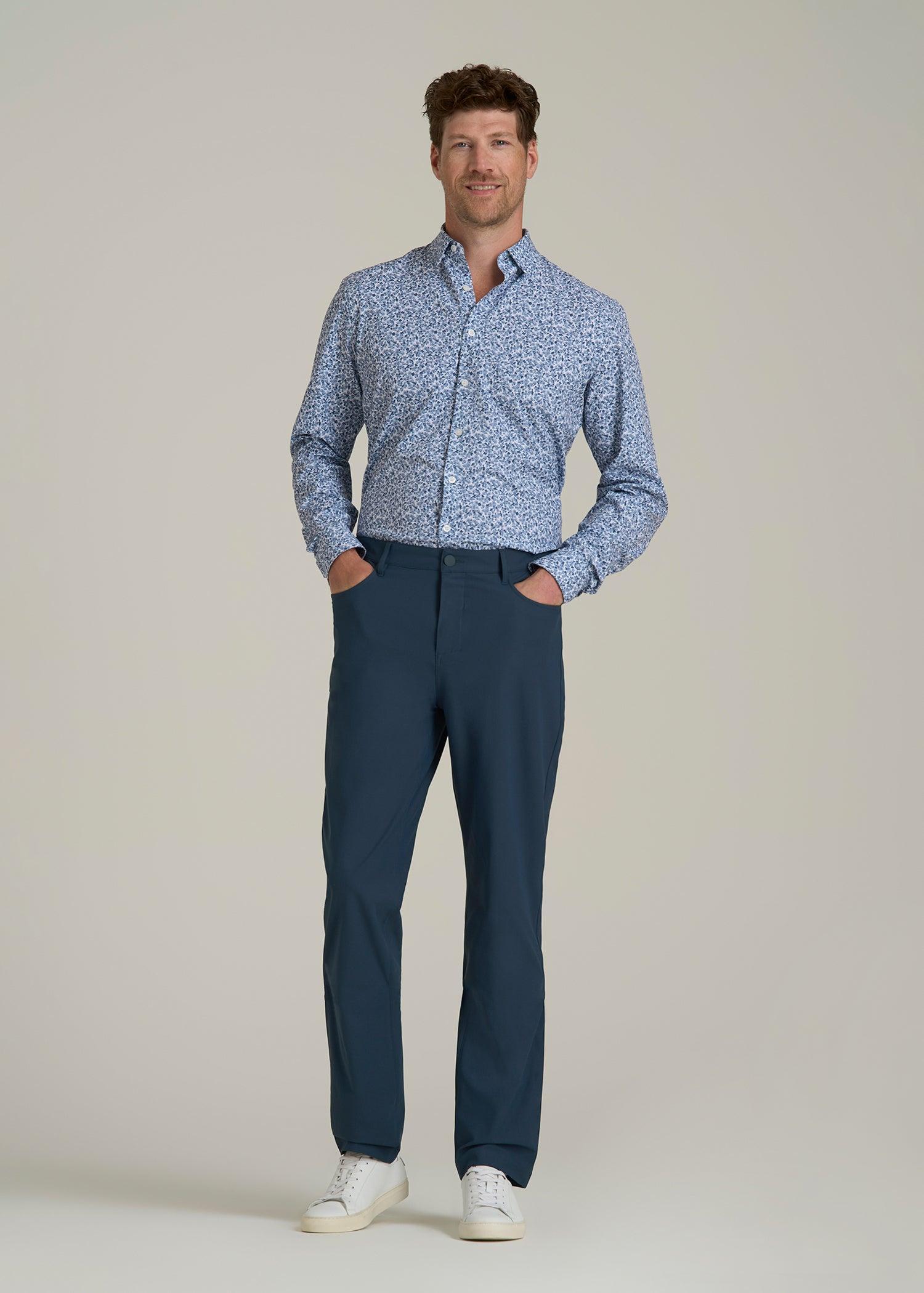 Traveler Pant 2.0 for Tall Men in Navy Blue Product Image