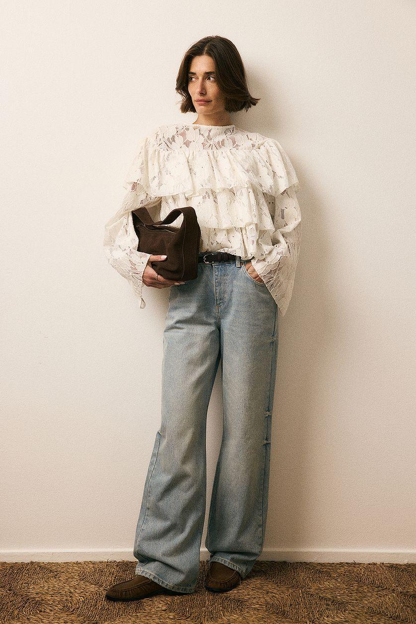 Layered Flounce Blouse Product Image