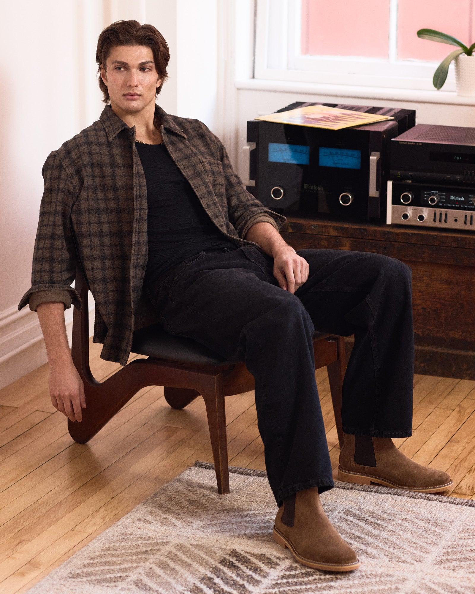 PAULOS COGNAC SUEDE Male Product Image