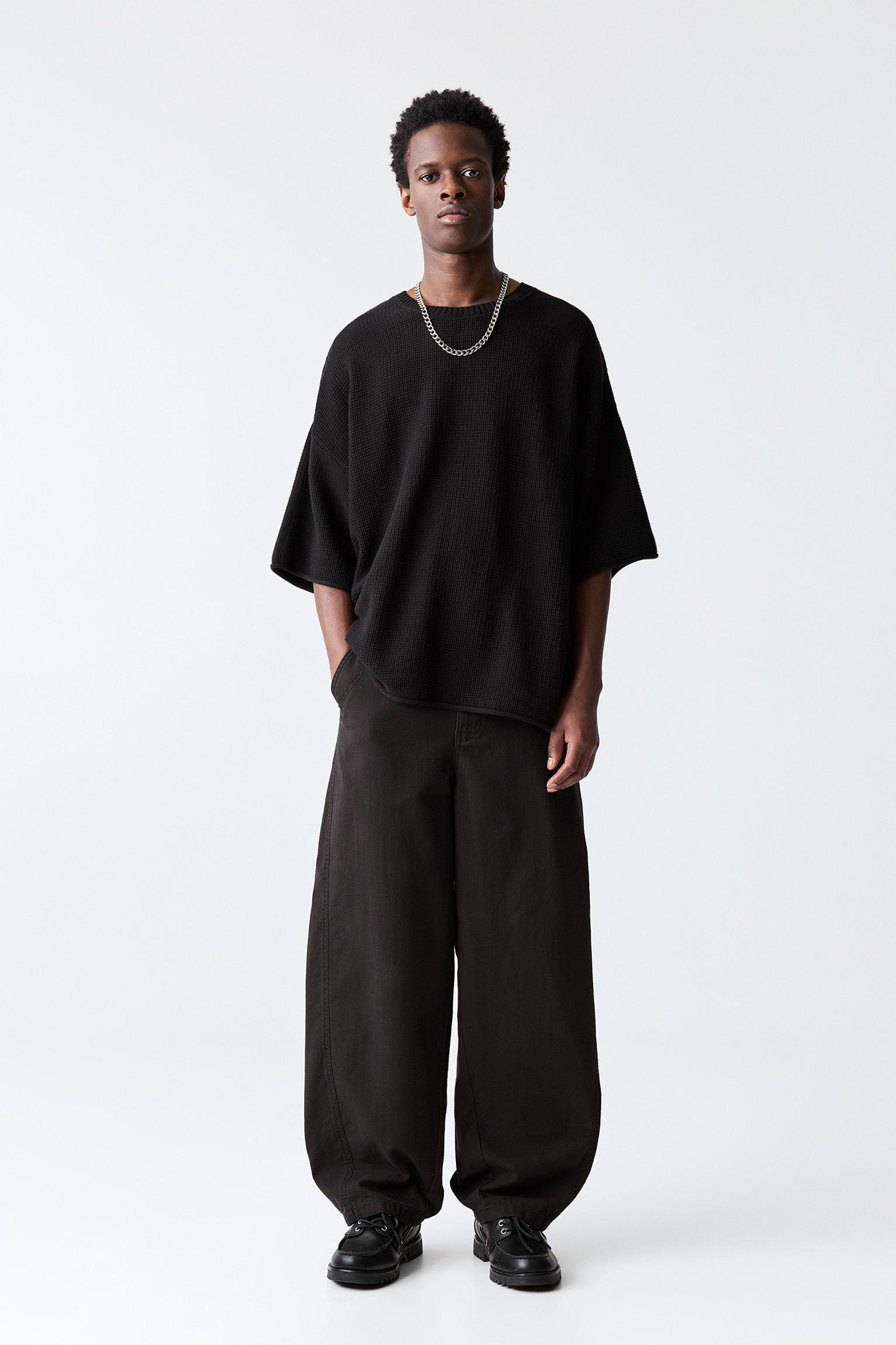 Wide balloon fit pants Product Image