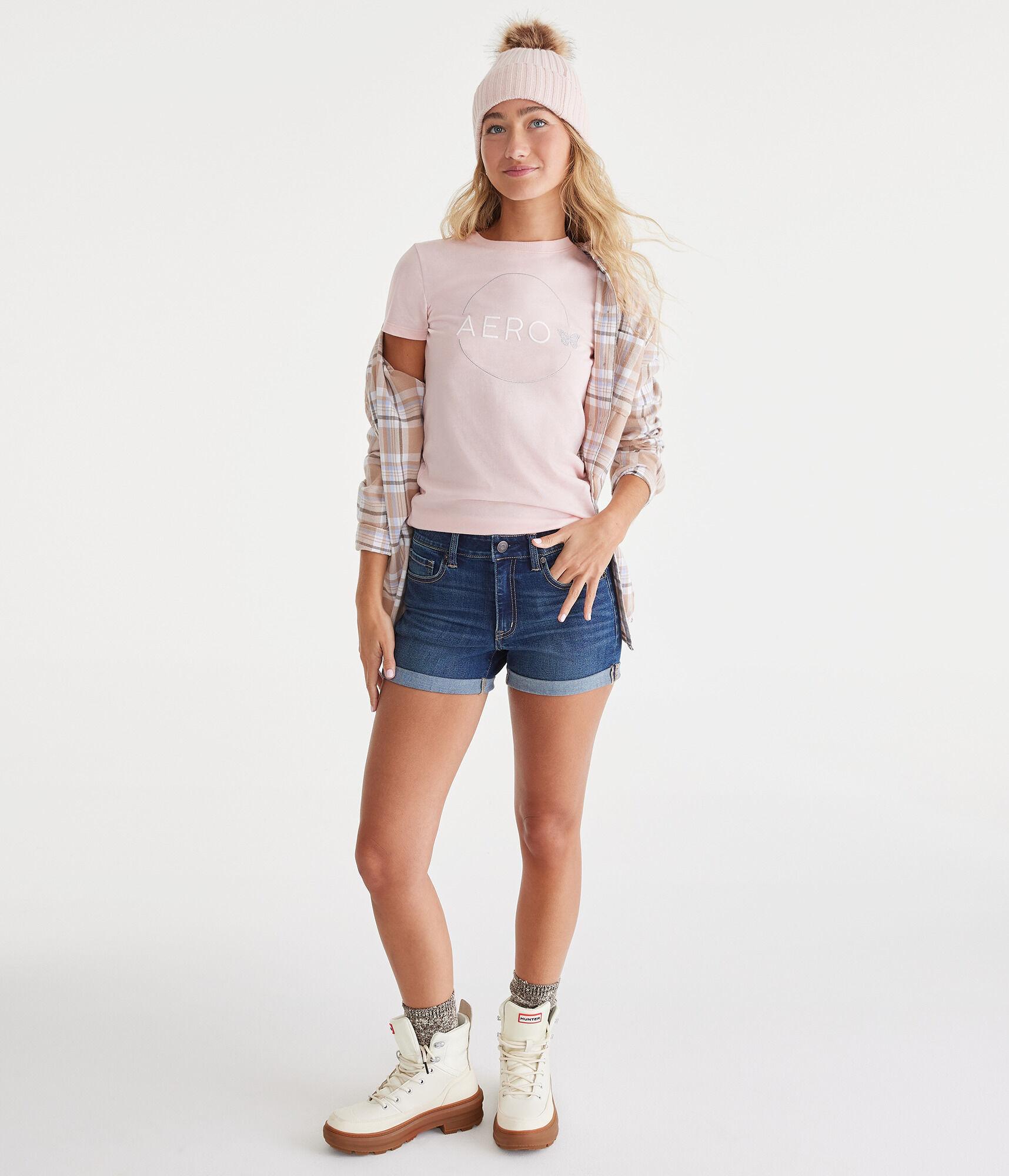 Aero Butterfly Circle Graphic Tee Product Image