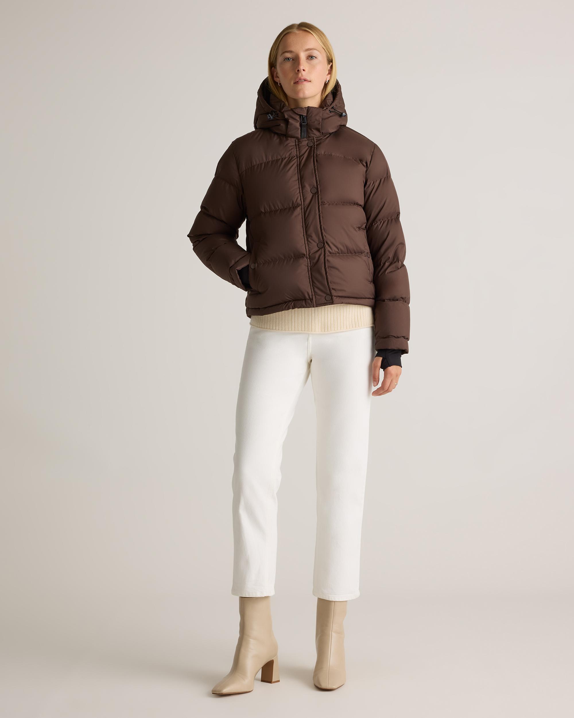 Quince | Women's Responsible Down Cropped Puffer Jacket Size XS, Recycled Polyester Product Image