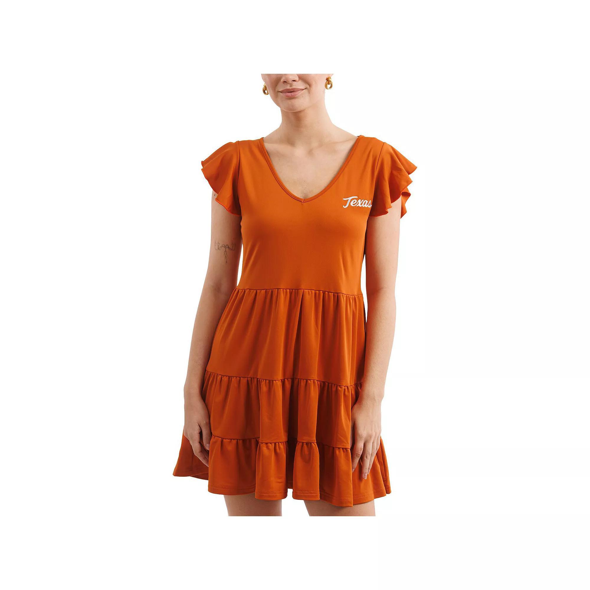 Women's Smith & Quinn Texas Orange Texas Longhorns Tailgate Collection Delaney Dress, Size: Medium, Team Product Image