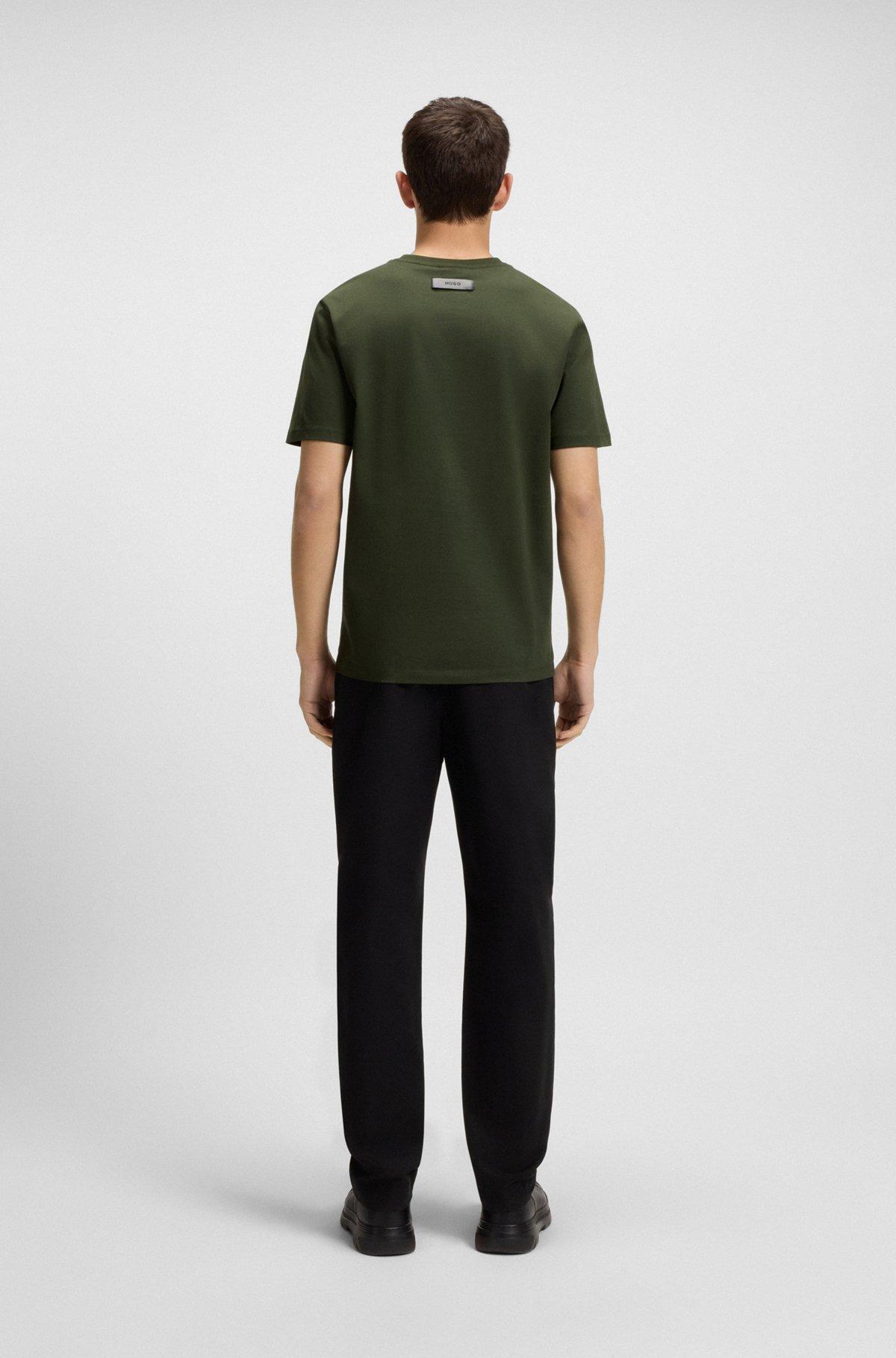 Slim-fit T-shirt with mercerized cotton Product Image