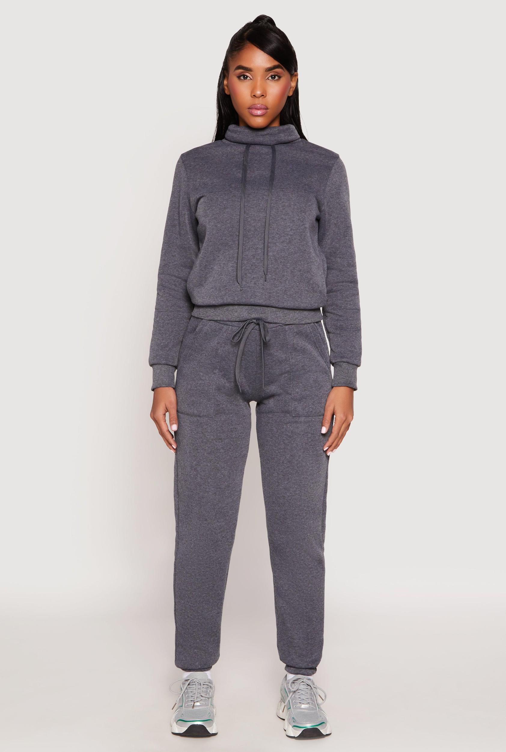 Womens Pocket Drawstring Sweatpants Product Image