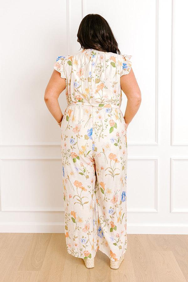 Tuscany Villa Floral Jumpsuit Curves Product Image