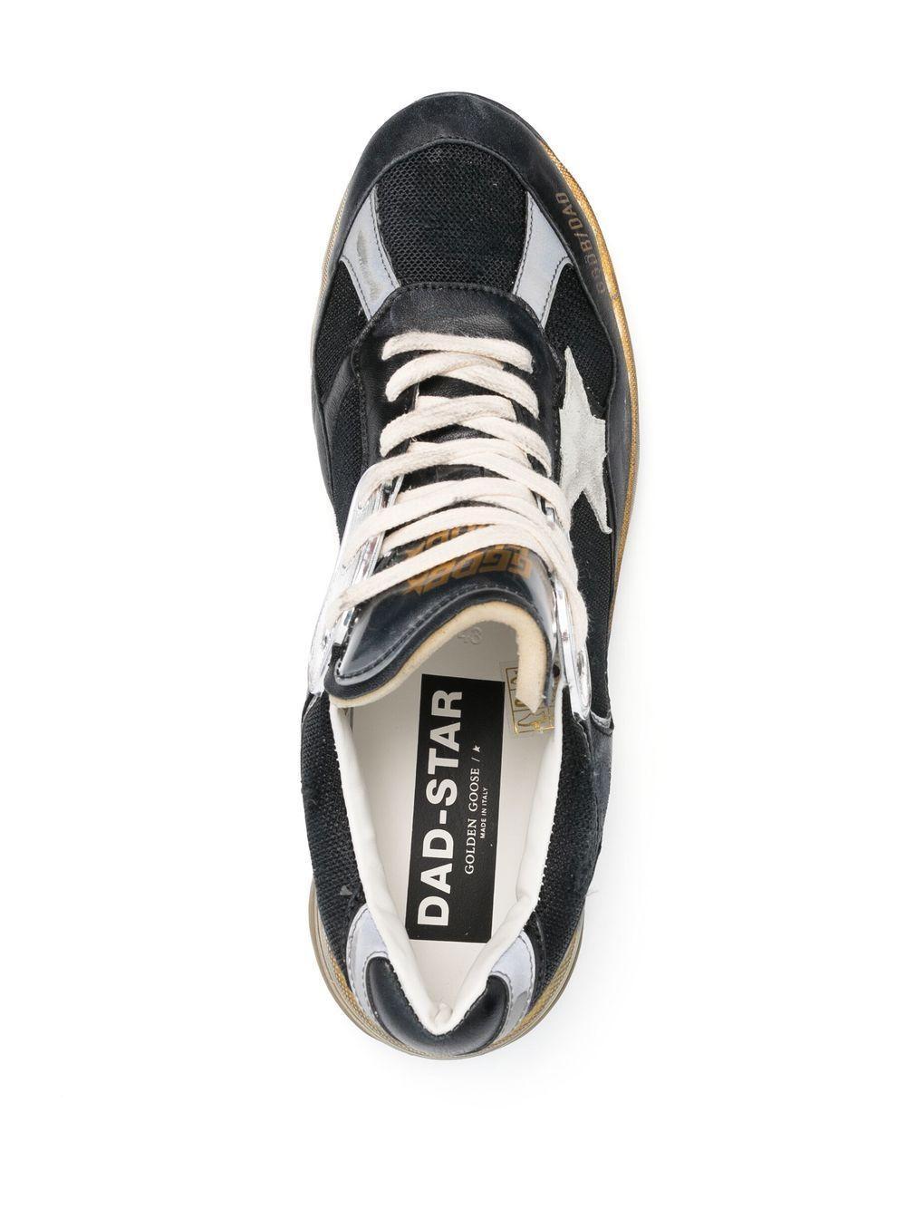 star-patch lace-up sneakers Product Image