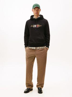 Embroidered Gold Logo Hoodie Product Image