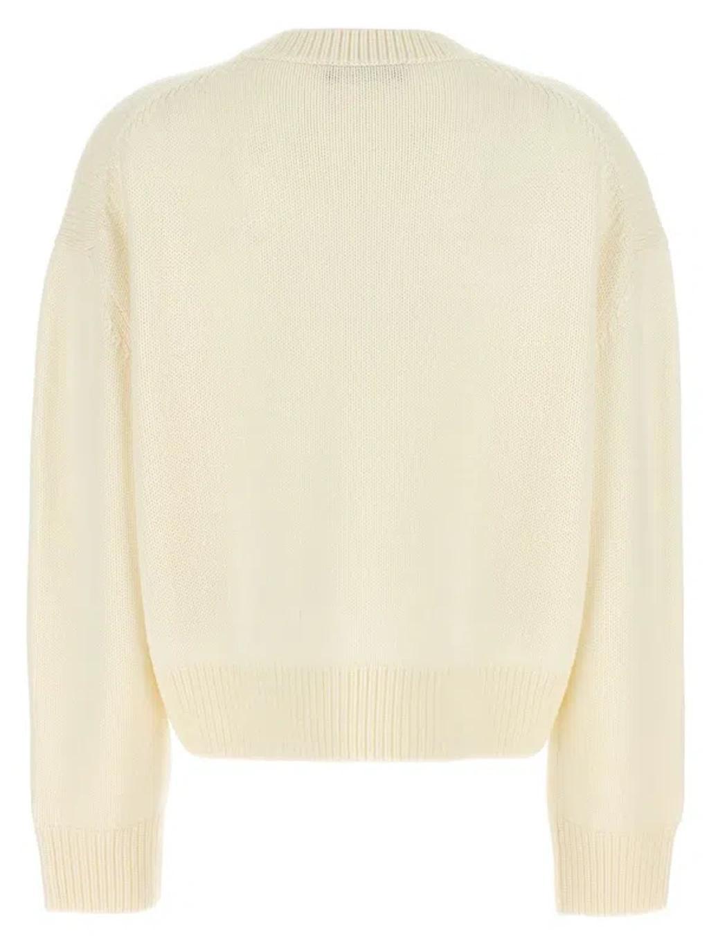 FABIANA FILIPPI Crewneck Sweater In White Product Image