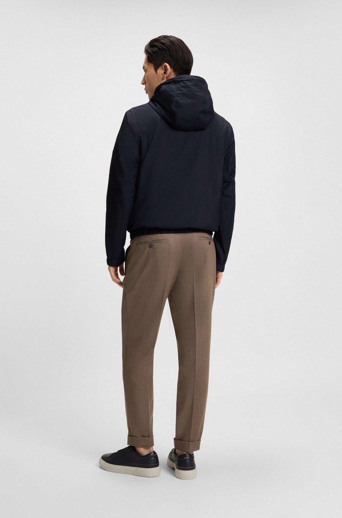 Regular-fit jacket with adjustable hood Product Image