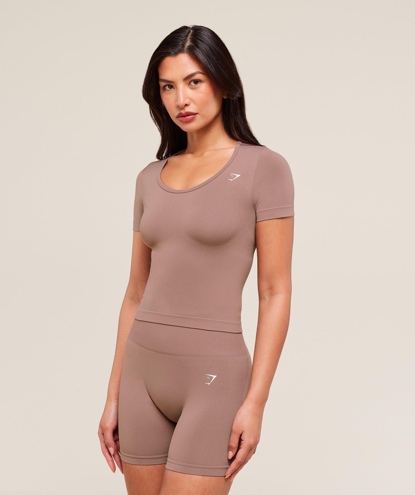 Everyday Seamless Tight Fit Crew Neck Tee Product Image