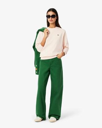 Relaxed Fit Fleece Crew Neck Sweatshirt Product Image