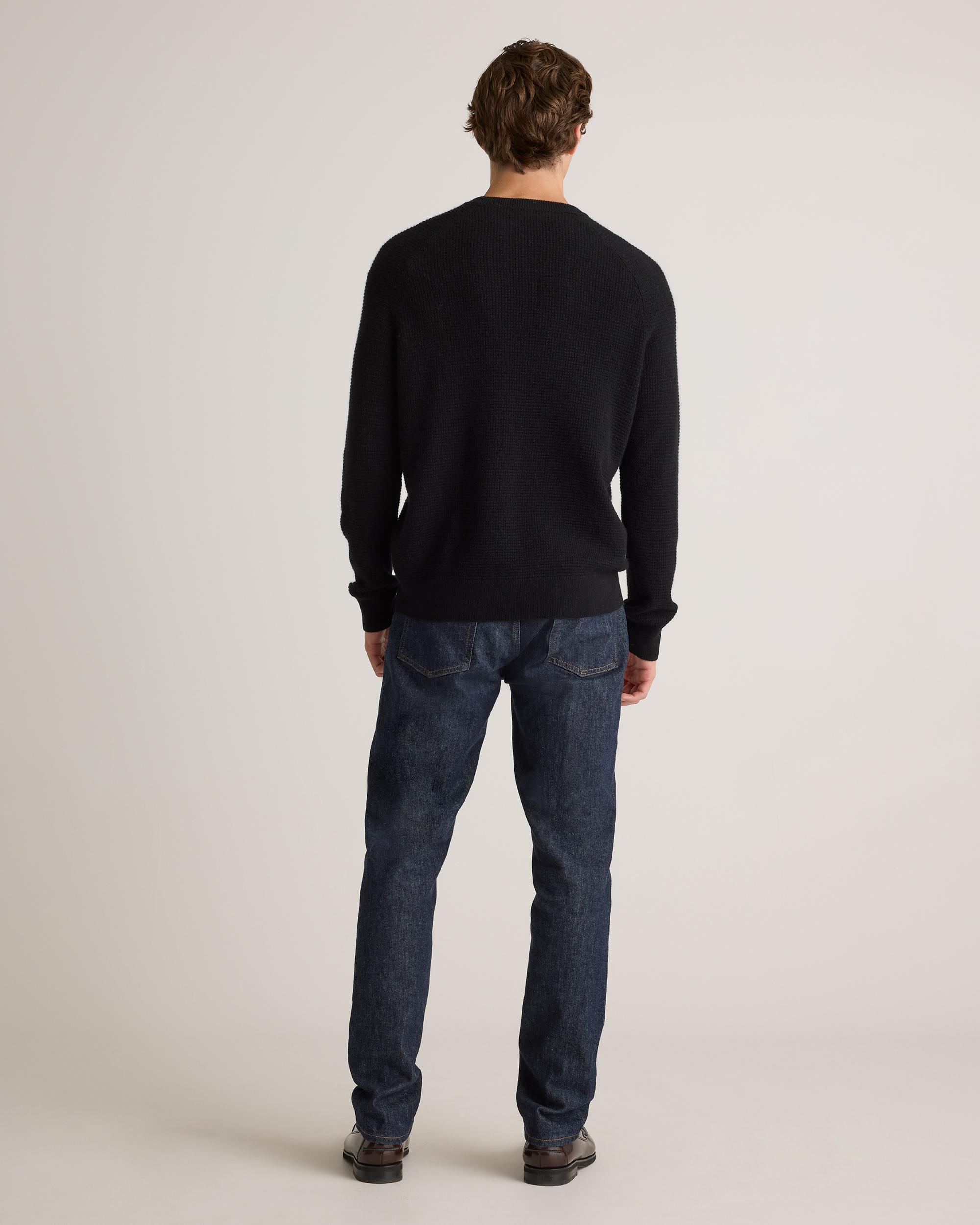 Quince | Men's Mongolian Cashmere Waffle Sweatshirt Knit Sweaters Product Image
