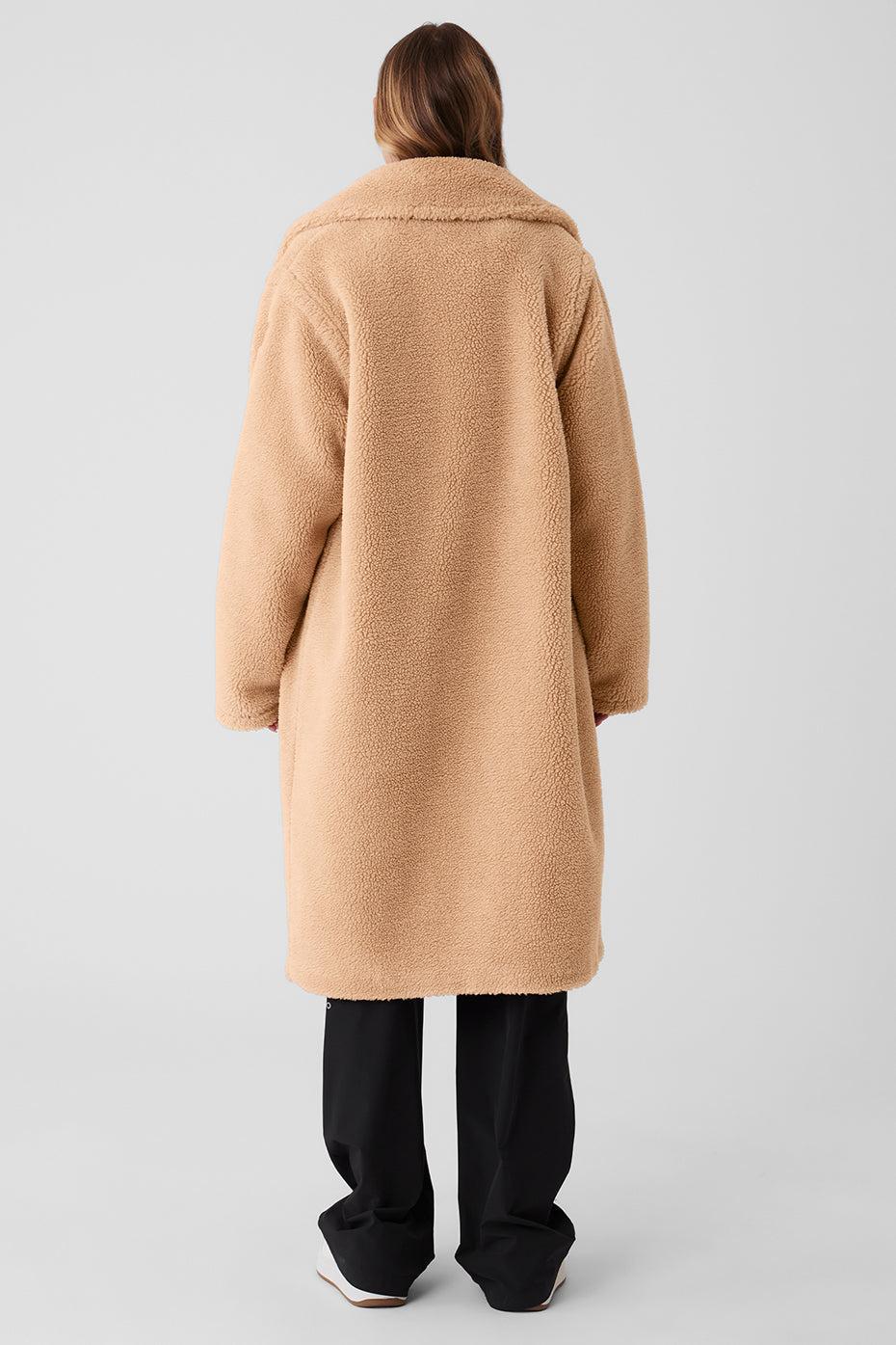 Oversized Sherpa Trench - Camel Product Image