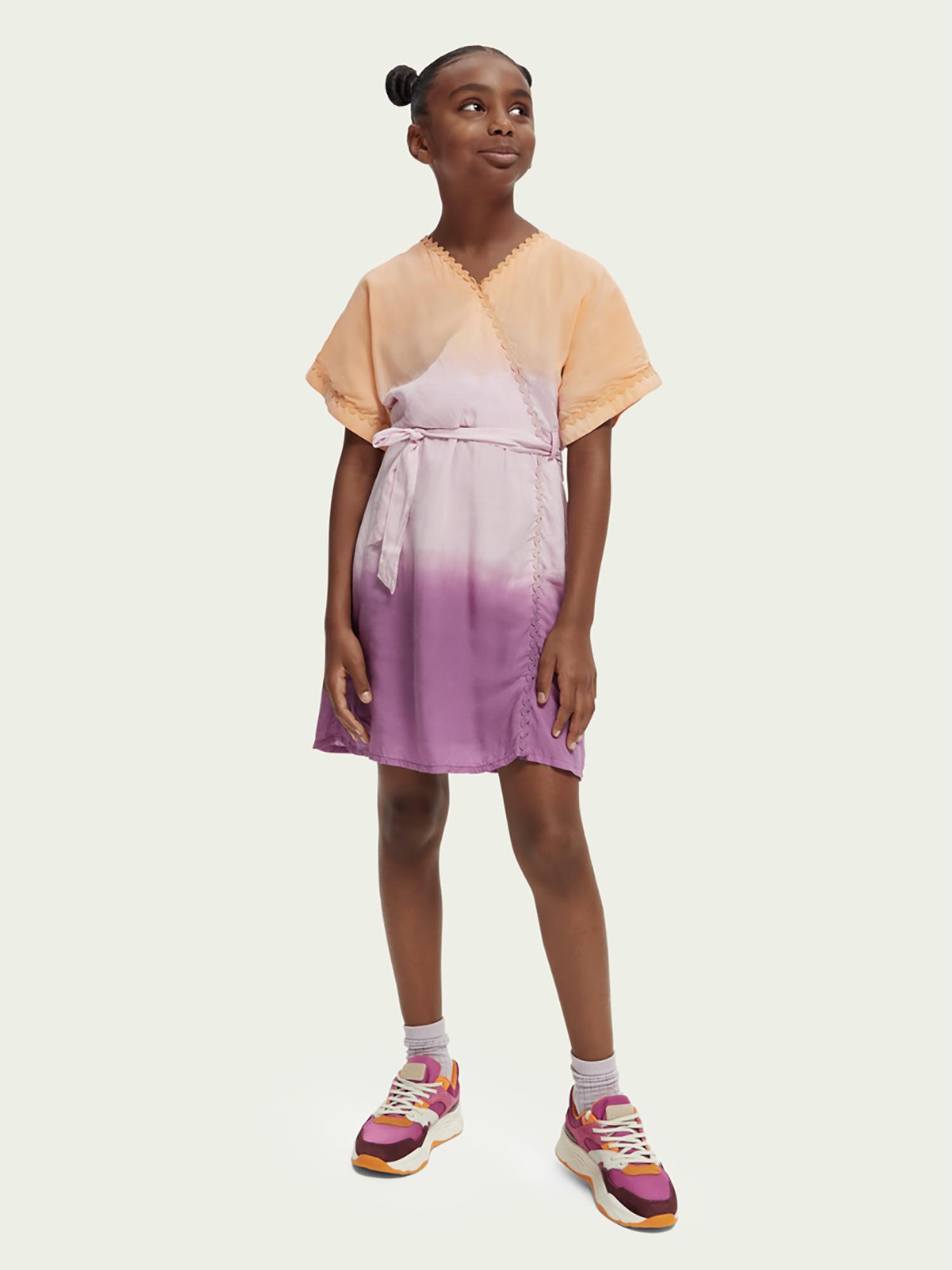 Scotch & Soda Tie-Dye Wrap Kaftan Dress Product Image