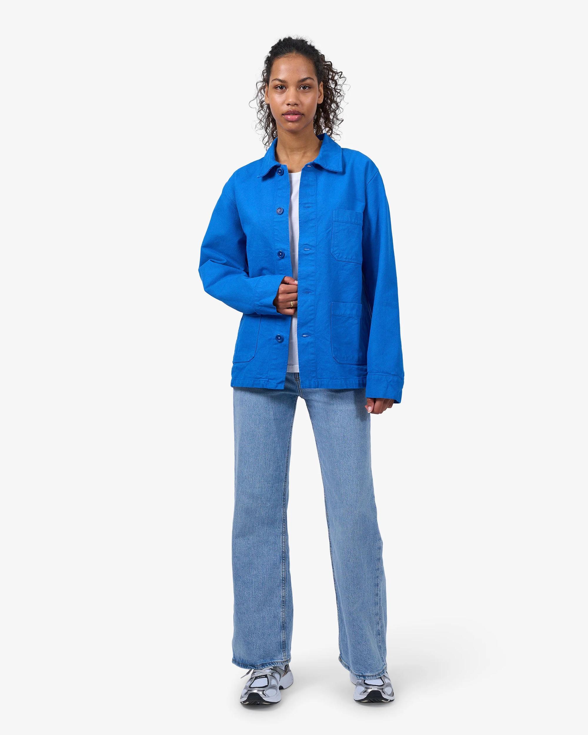 Organic Workwear Jacket - Dusty Olive Product Image