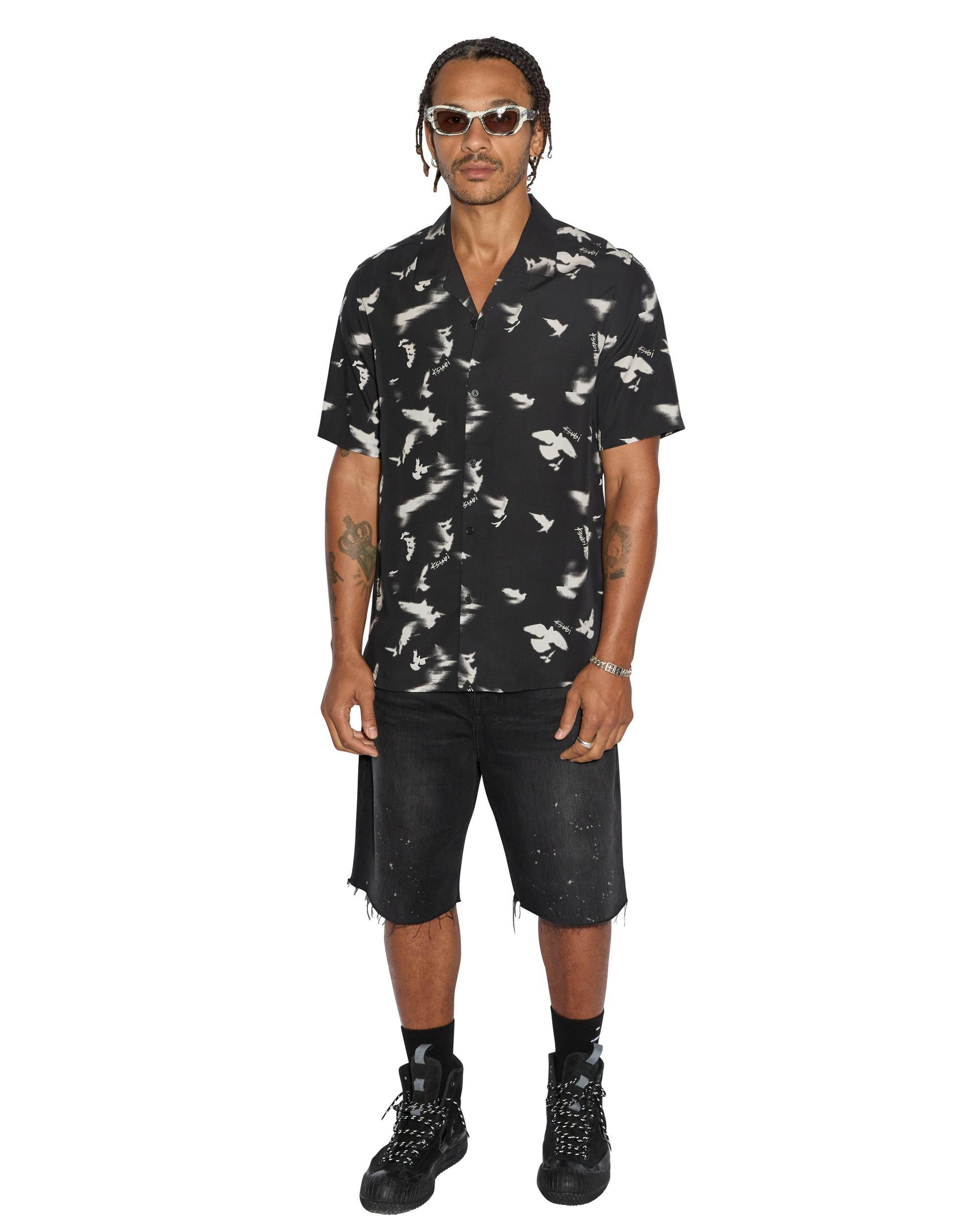 FLIGHT RESORT SS SHIRT BLACK Male Product Image