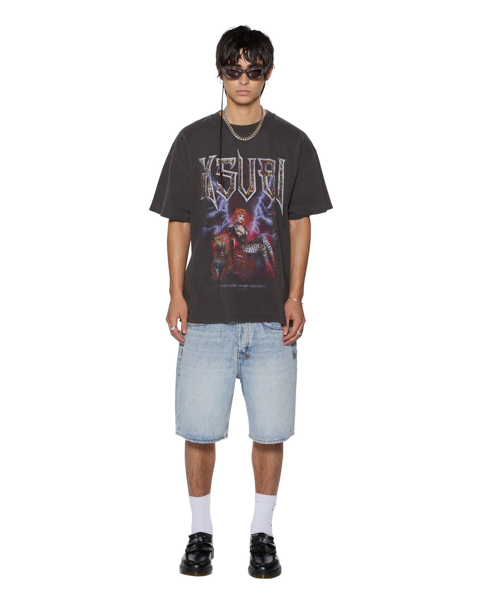 KINGDOM EKCESS SS TEE FADED BLACK Male Product Image