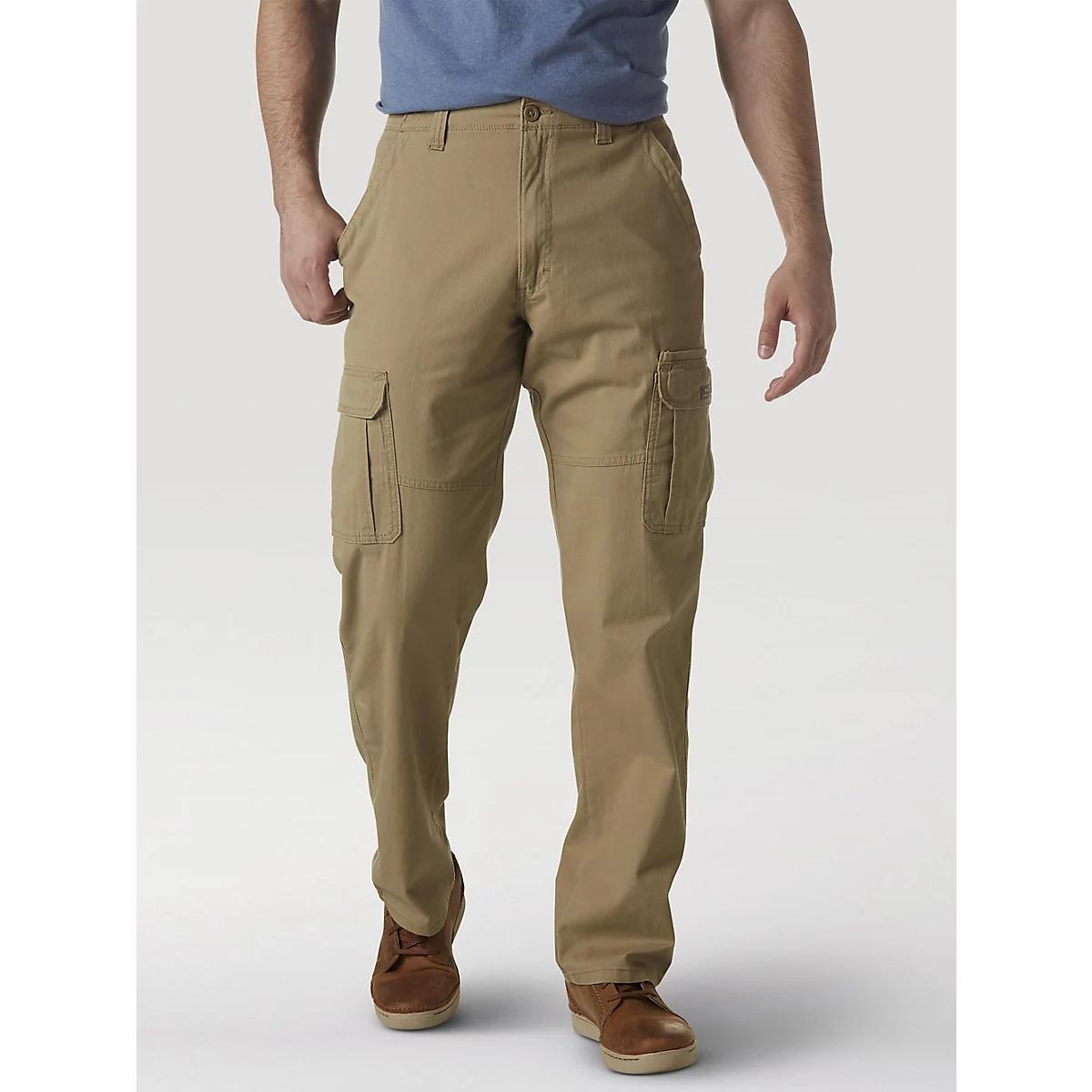 Wrangler® Men's Five Star Premium Relaxed Fit Flex Cargo Pant in Anthracite Product Image