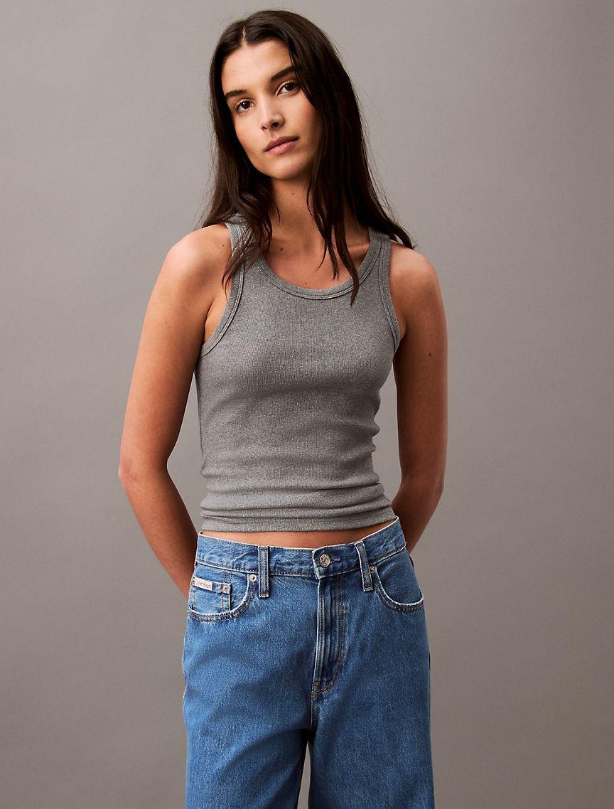 Cotton Contour Rib Tank Product Image