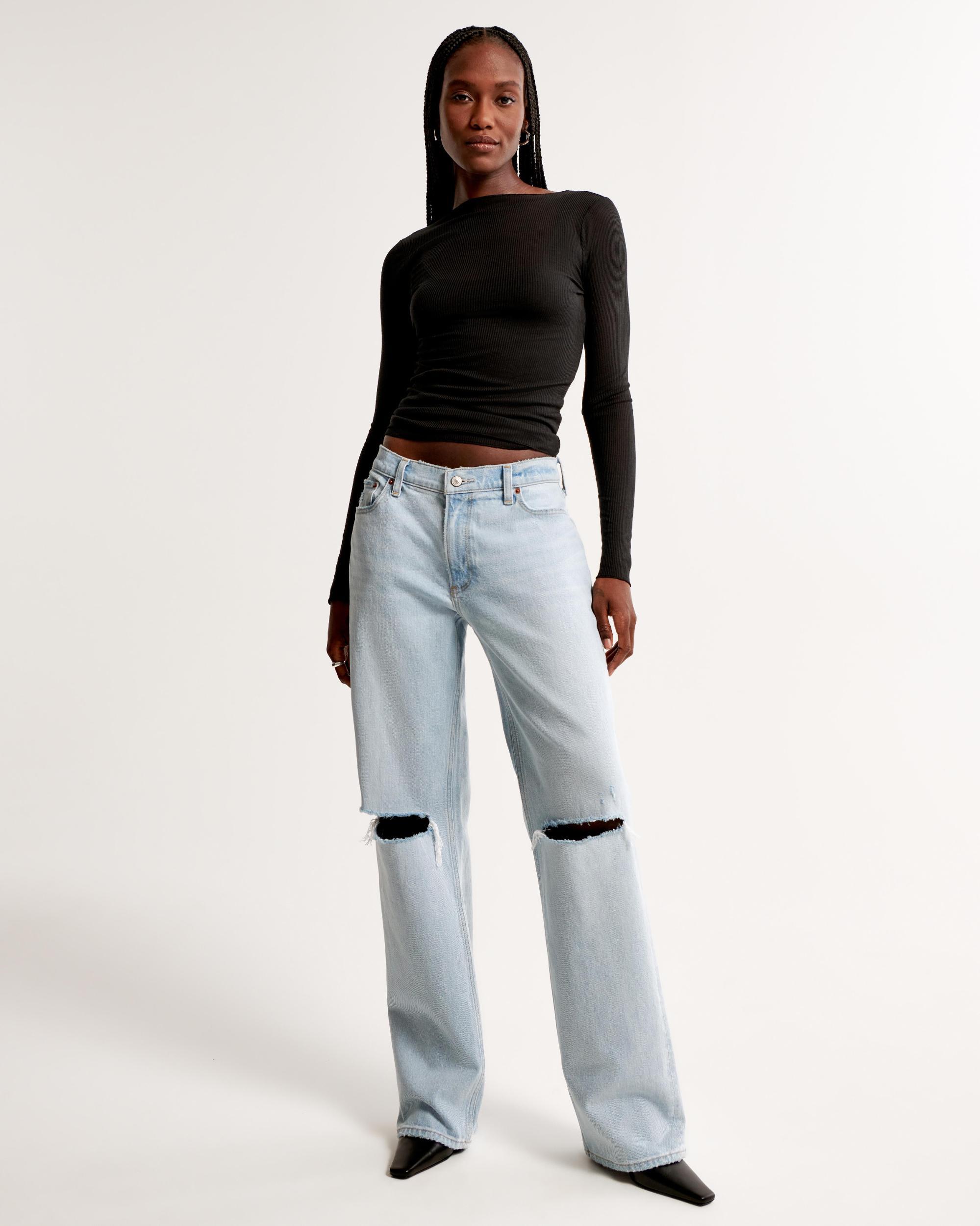 Low Rise Baggy Jean Product Image
