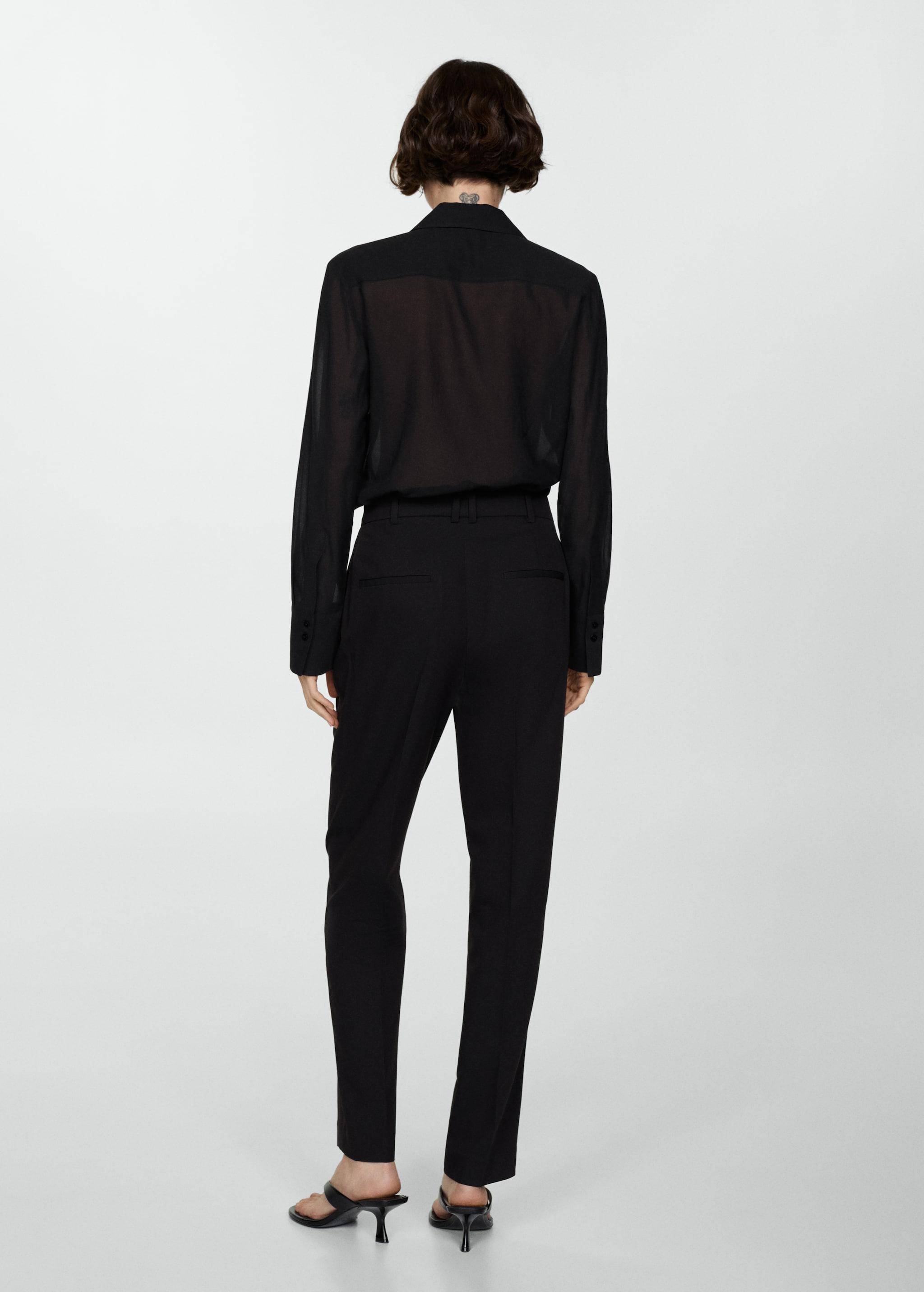Mango tailored cigarette pants Product Image