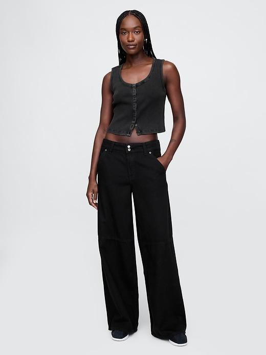 Cropped Rib Top Product Image
