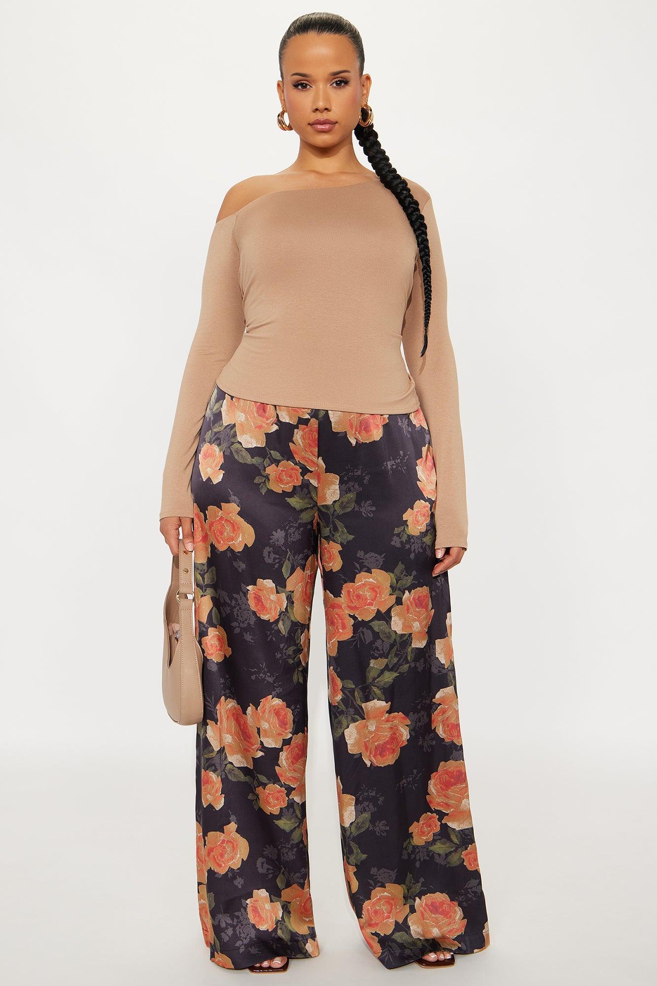 Hold Me Tighter Lace Up Top - Mocha Female Product Image