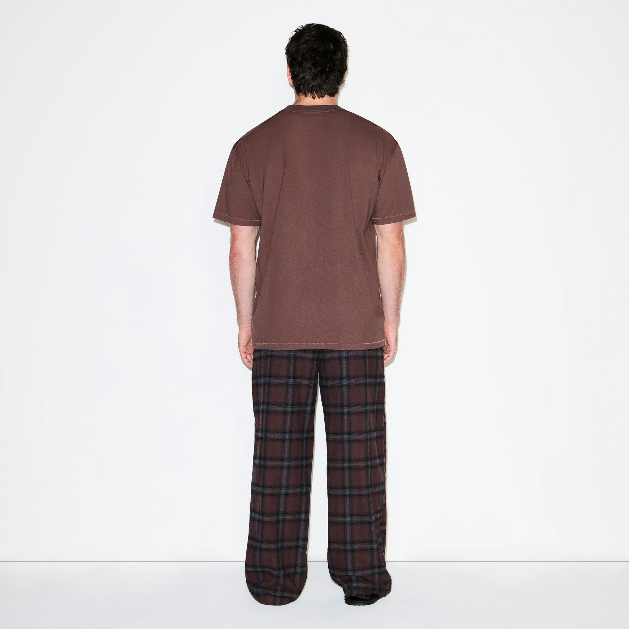 HEAVYWEIGHT COTTON MENS RELAXED T-SHIRT | DARK AMETHYST Product Image