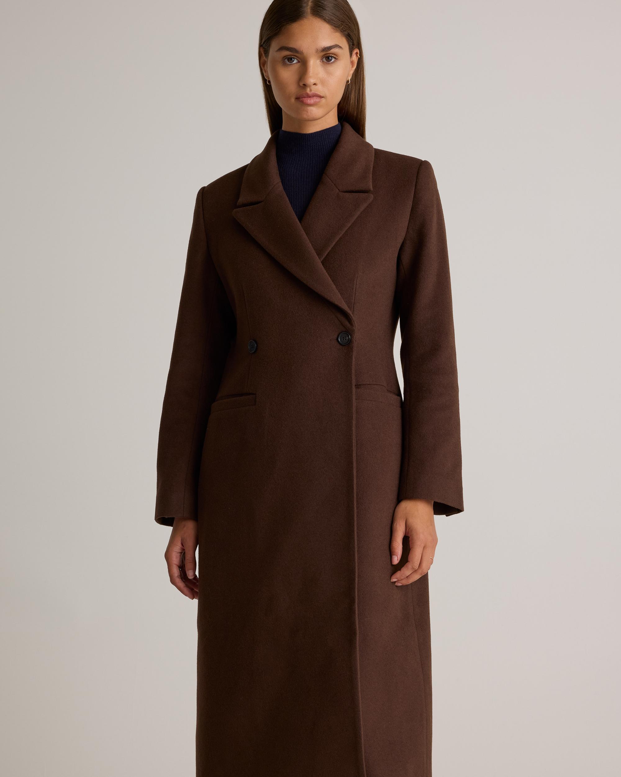 Quince | Women's Italian Wool Tailored Coat Wool/Nylon Product Image