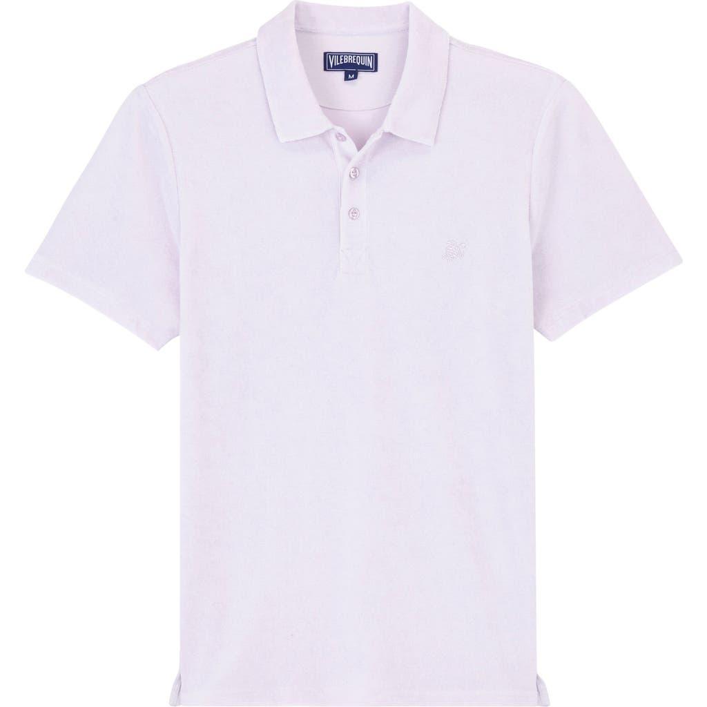 Mens Terry Cloth Polo Shirt Product Image
