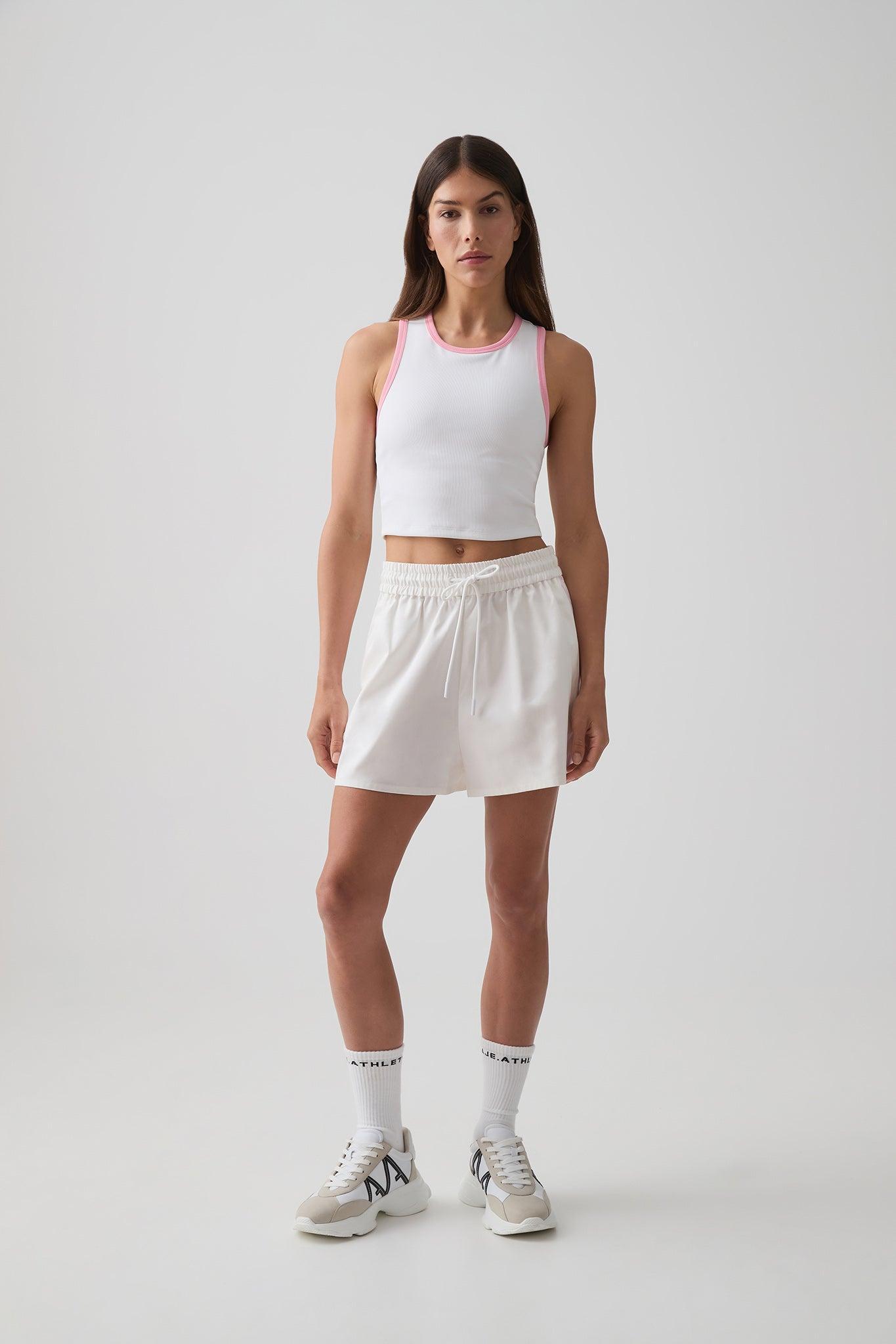 Cropped Open Knit Tank 106 Product Image