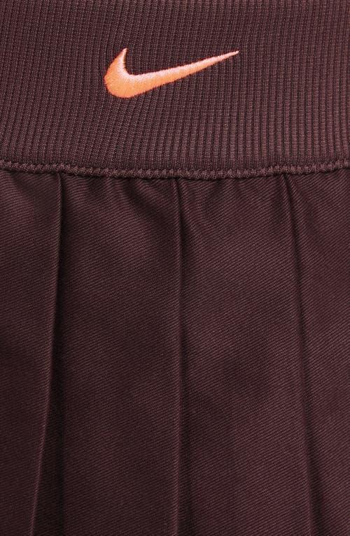 Nike Kids' Sportswear Pleated Skirt in Burgundy Crush/Hot Punch at Nordstrom Product Image