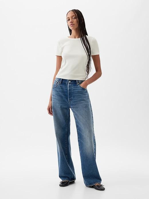 Modern Rib Cropped T-Shirt Product Image