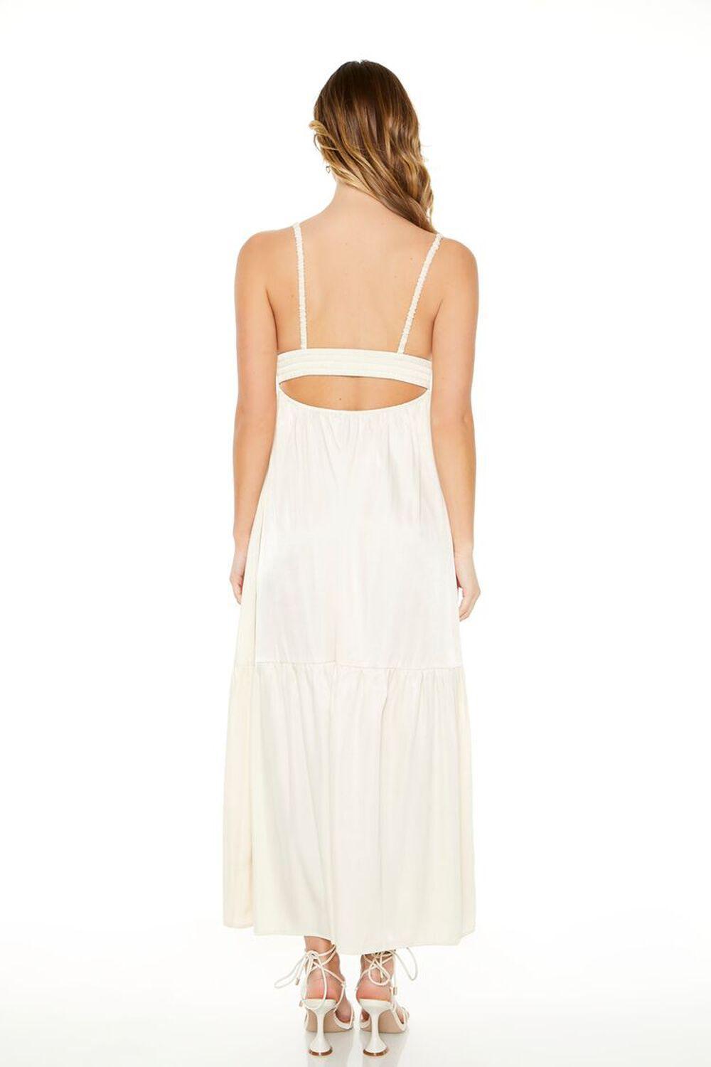 Tiered Cutout Sweetheart Maxi Dress | Forever 21 Product Image