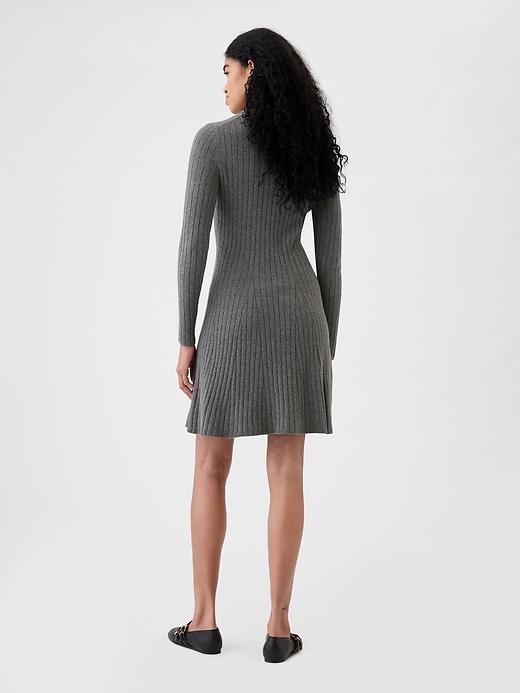 CashSoft Polo Sweater Mini Dress Product Image