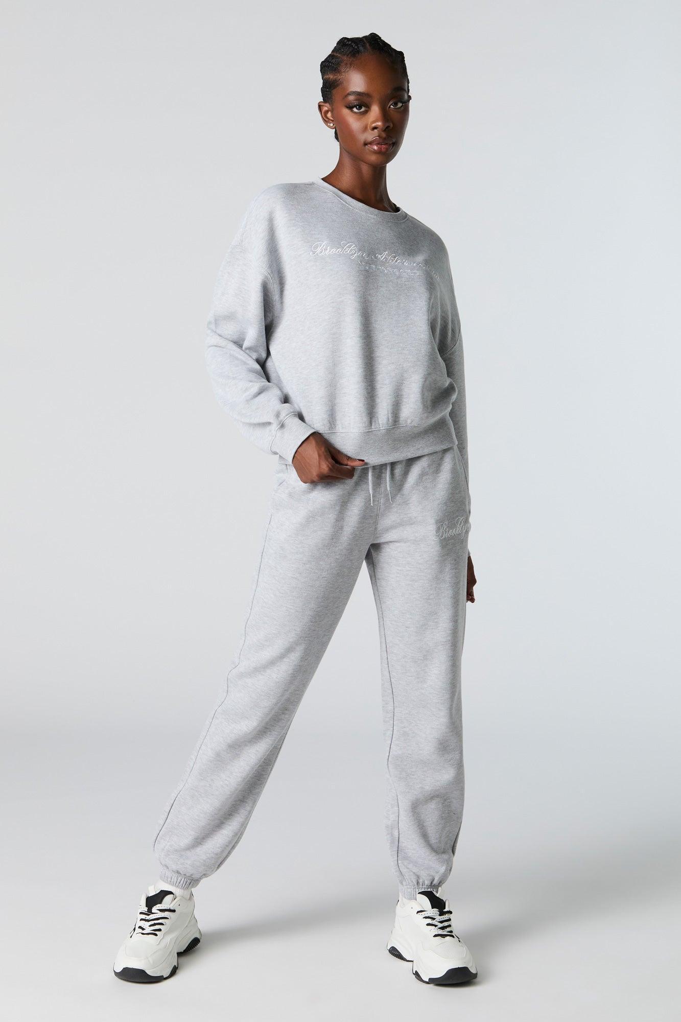 Destination Twill Embroidered Fleece Sweatshirt Female Product Image