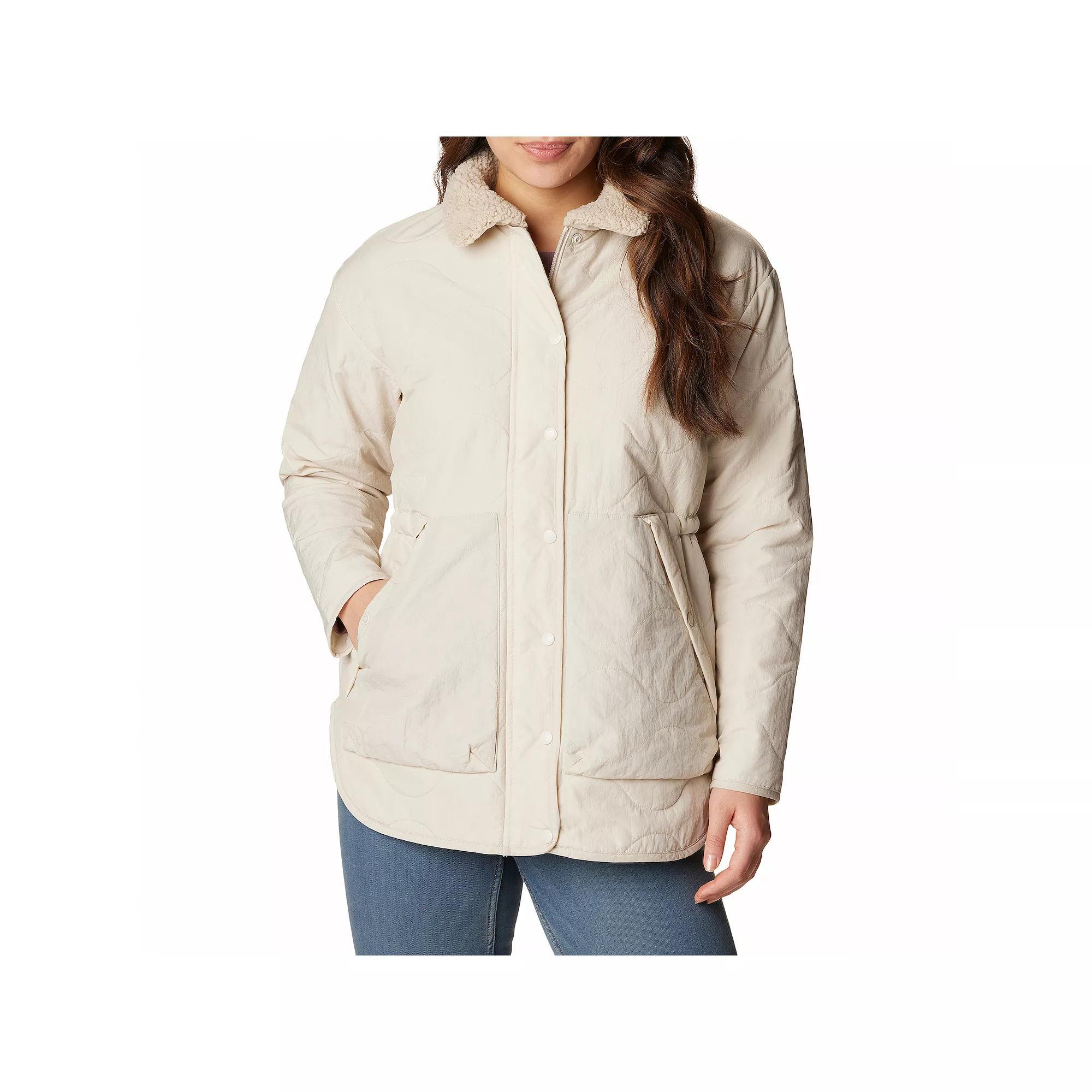 Women's Columbia Birchwood™ II Quilted Jacket, Size: XXL, Dark Grey Product Image