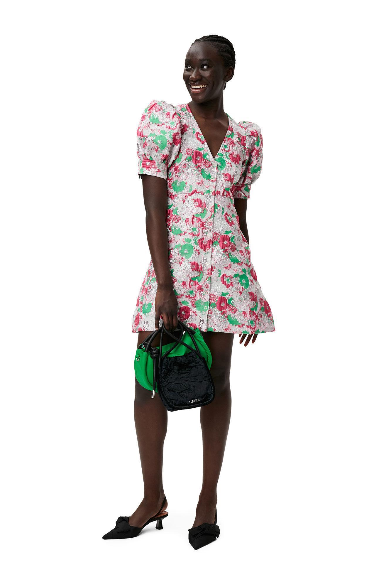 3D Jacquard Mini Dress Product Image