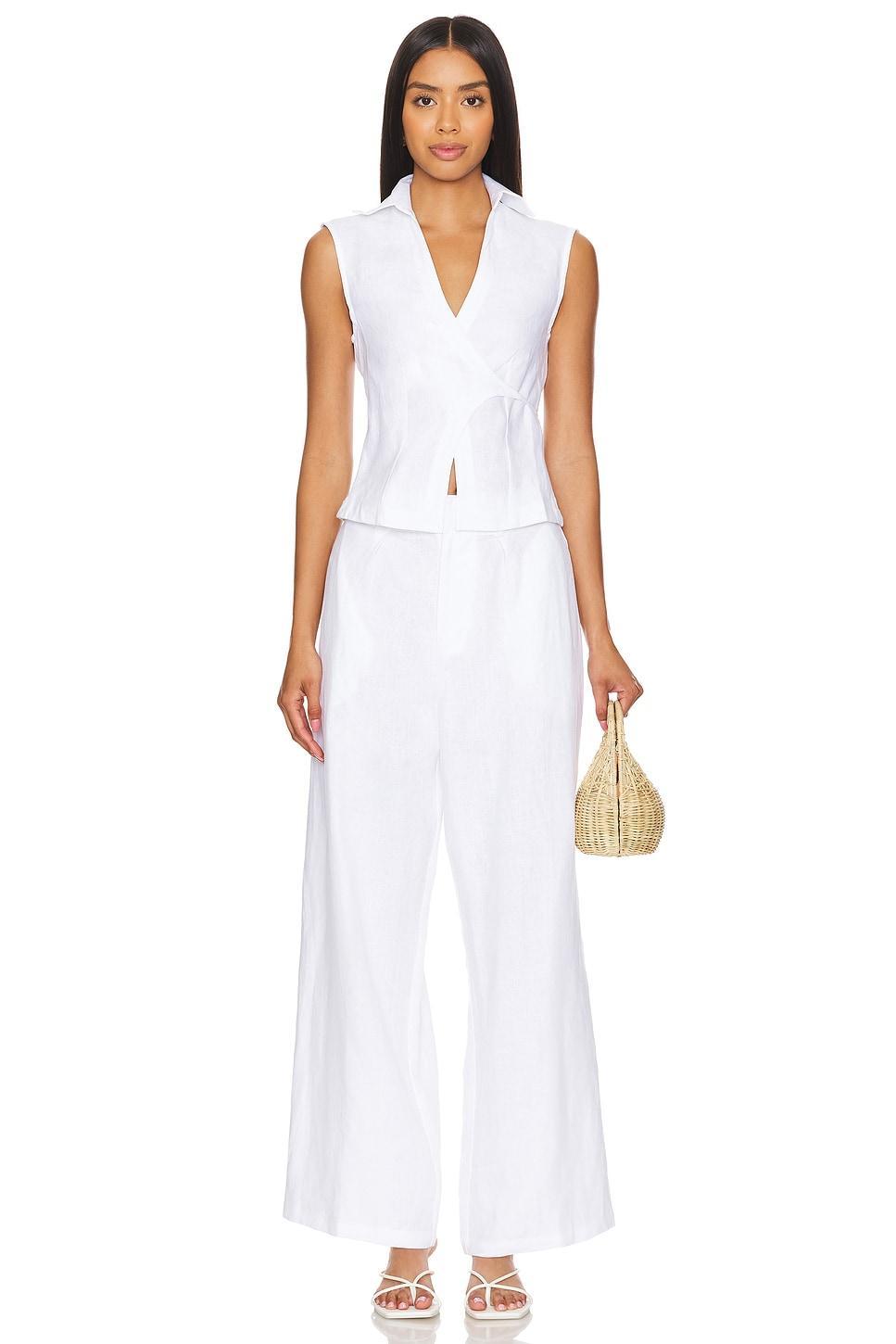 Antibes Sleeveless Wrap Shirt FAITHFULL THE BRAND Product Image