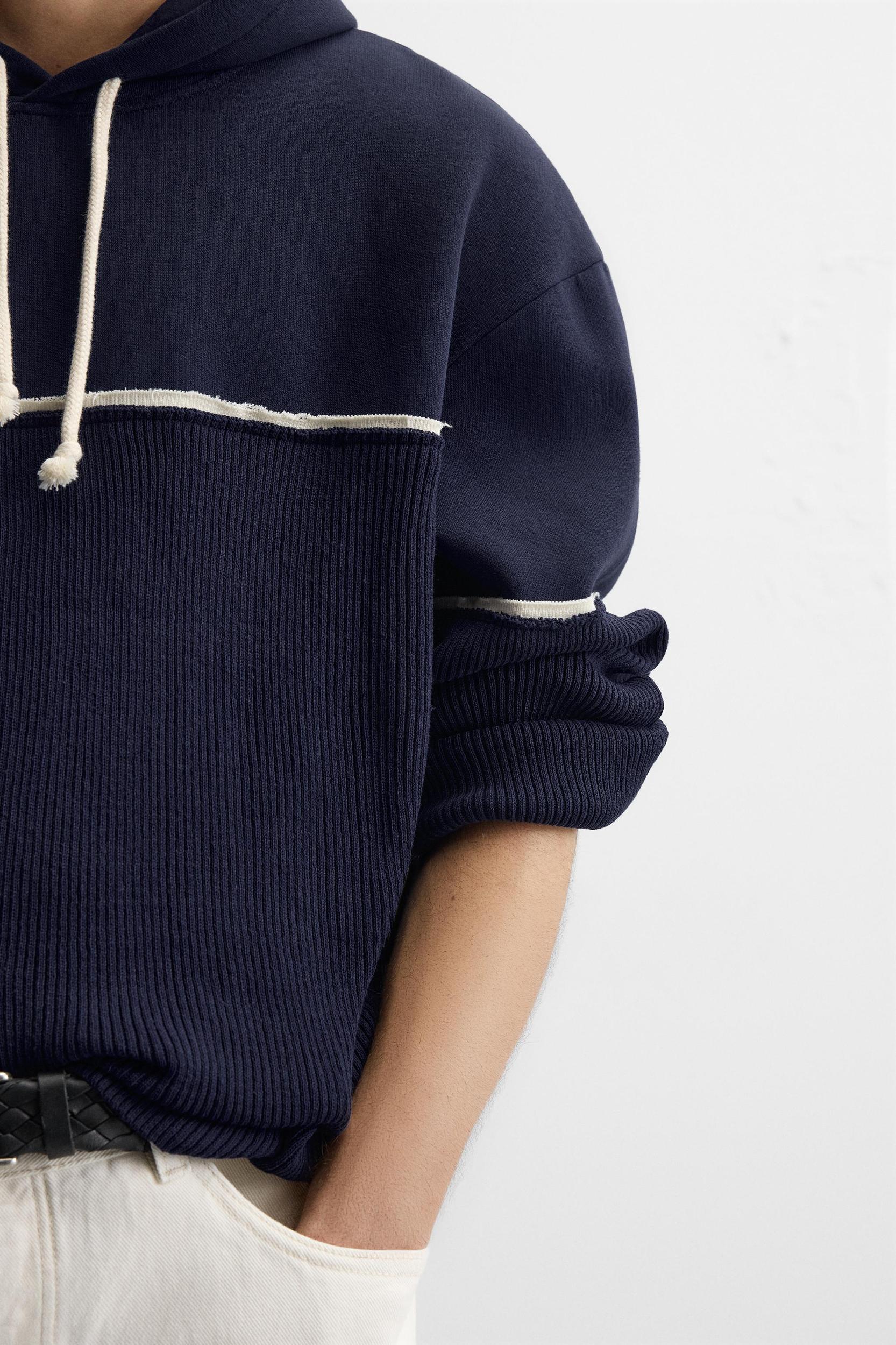 CONTRAST RELAXED FIT SWEATSHIRT Product Image