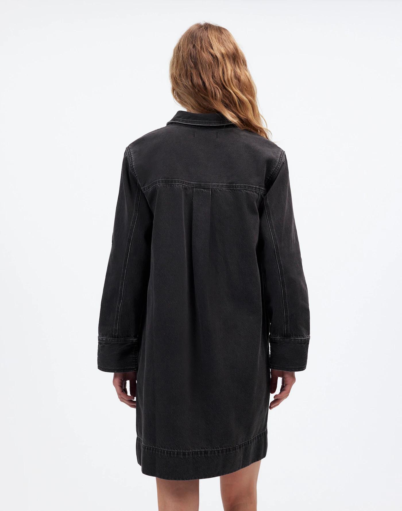 Popover Mini Dress: Airy Denim Edition Product Image
